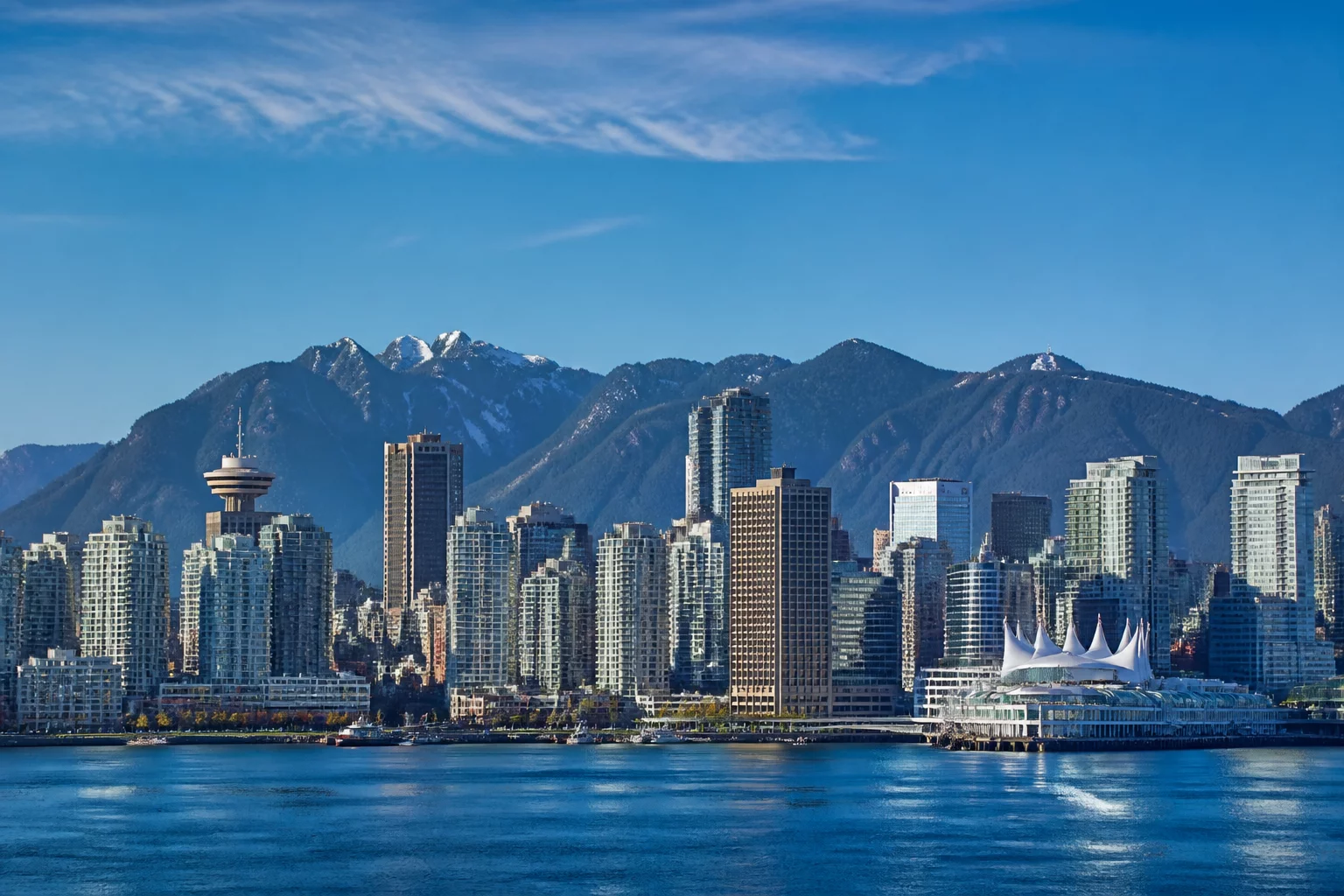 Vancouver city skyline